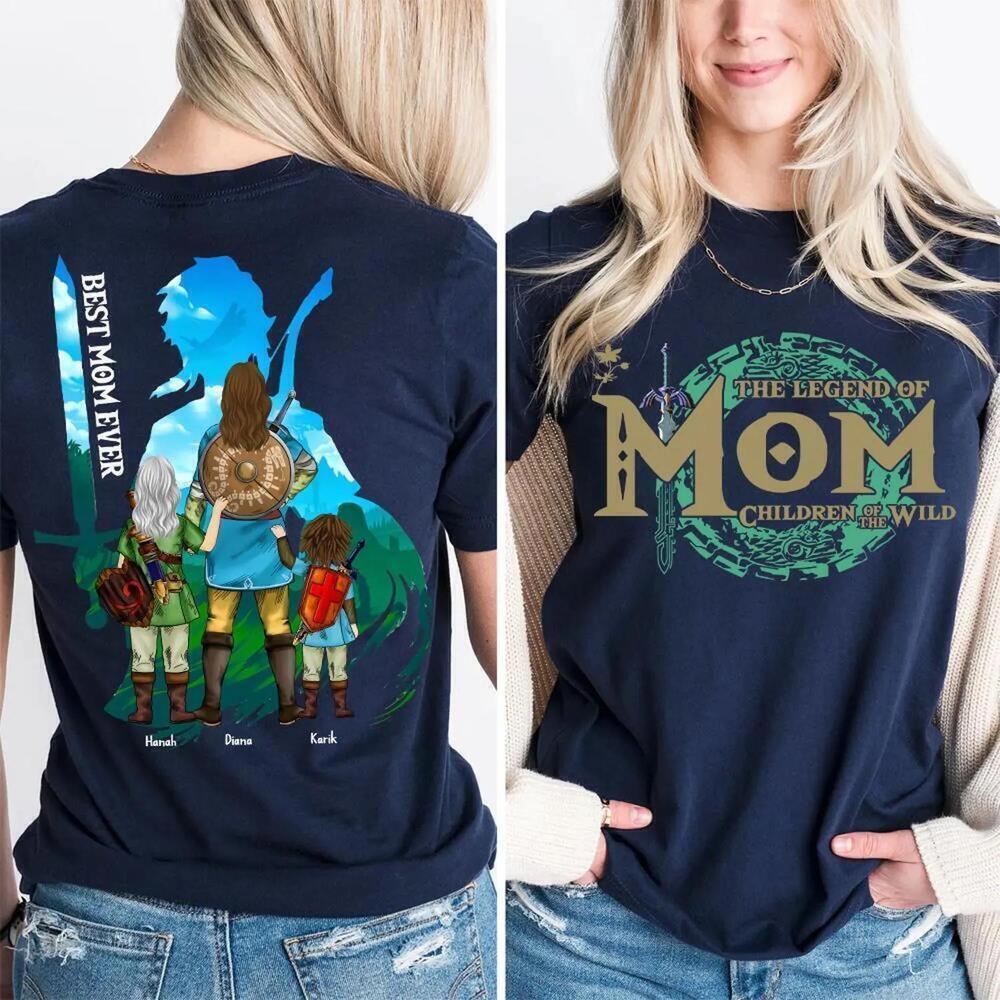 The Legend Of Mom Shirt, Best Mom Ever Shirt, Breath Of The 2 Sided
